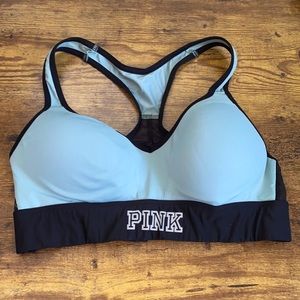 Sky Blue PINK VS Ultimate PushUp Sports Bra